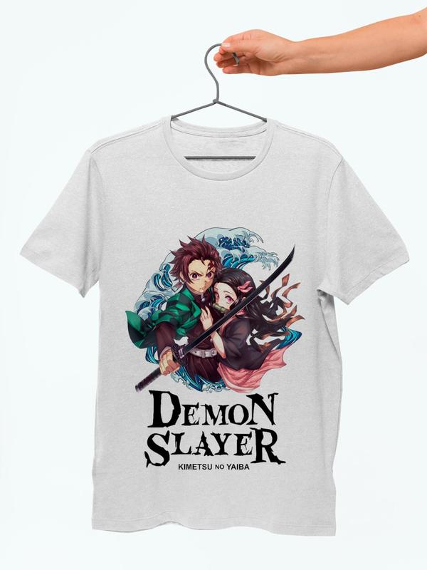 Camiseta T-Shirt Demon Slayer - Camisa de Anime (Unissex) - Masu
